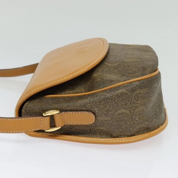 GUCCI Shoulder Bag PVC Brown Gold 001 084 1304 Auth ep9857 - Picture 11 of 13